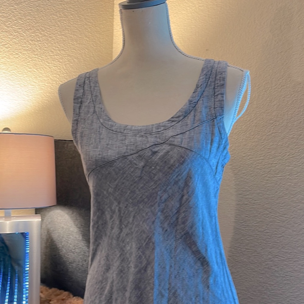 Linen Horny Toad light weight denim colored dress, size Small.